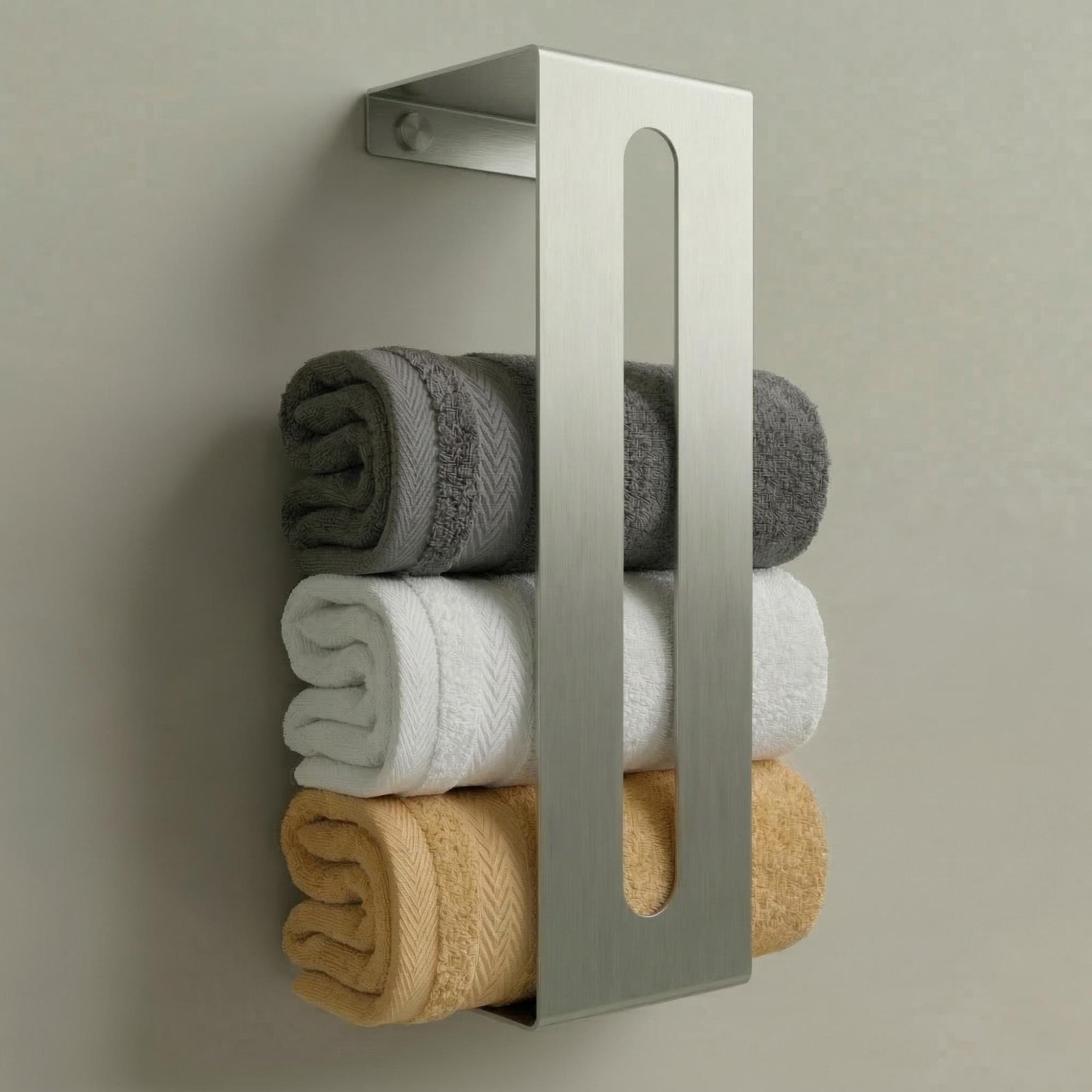 Wall-Mounted Towel Storage Rack - image 2