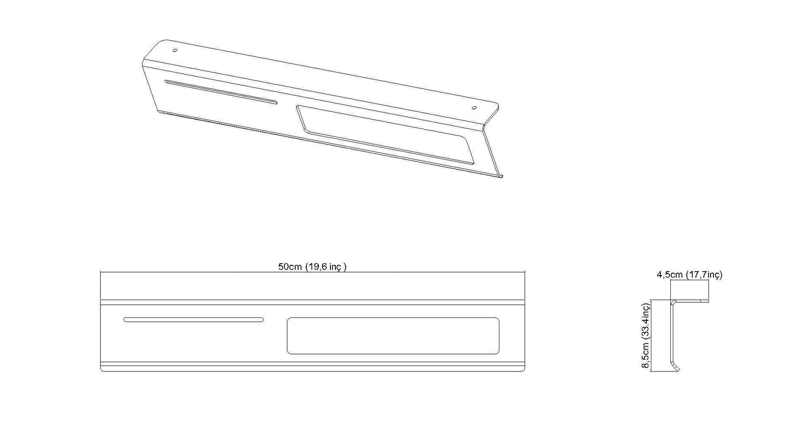 Towel Holder with Shelf - image 3