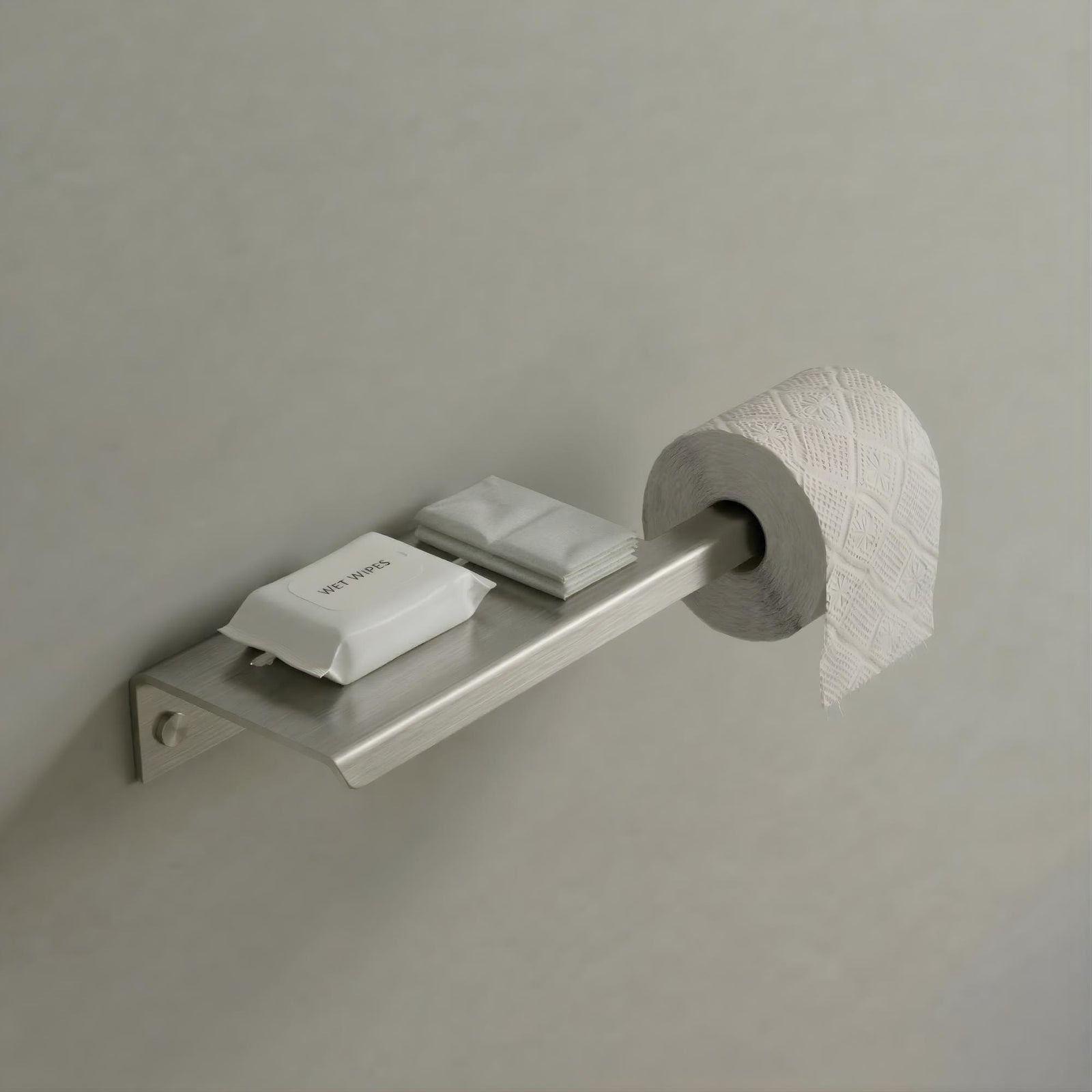 Toilet Paper Holder with Shelf - image 2