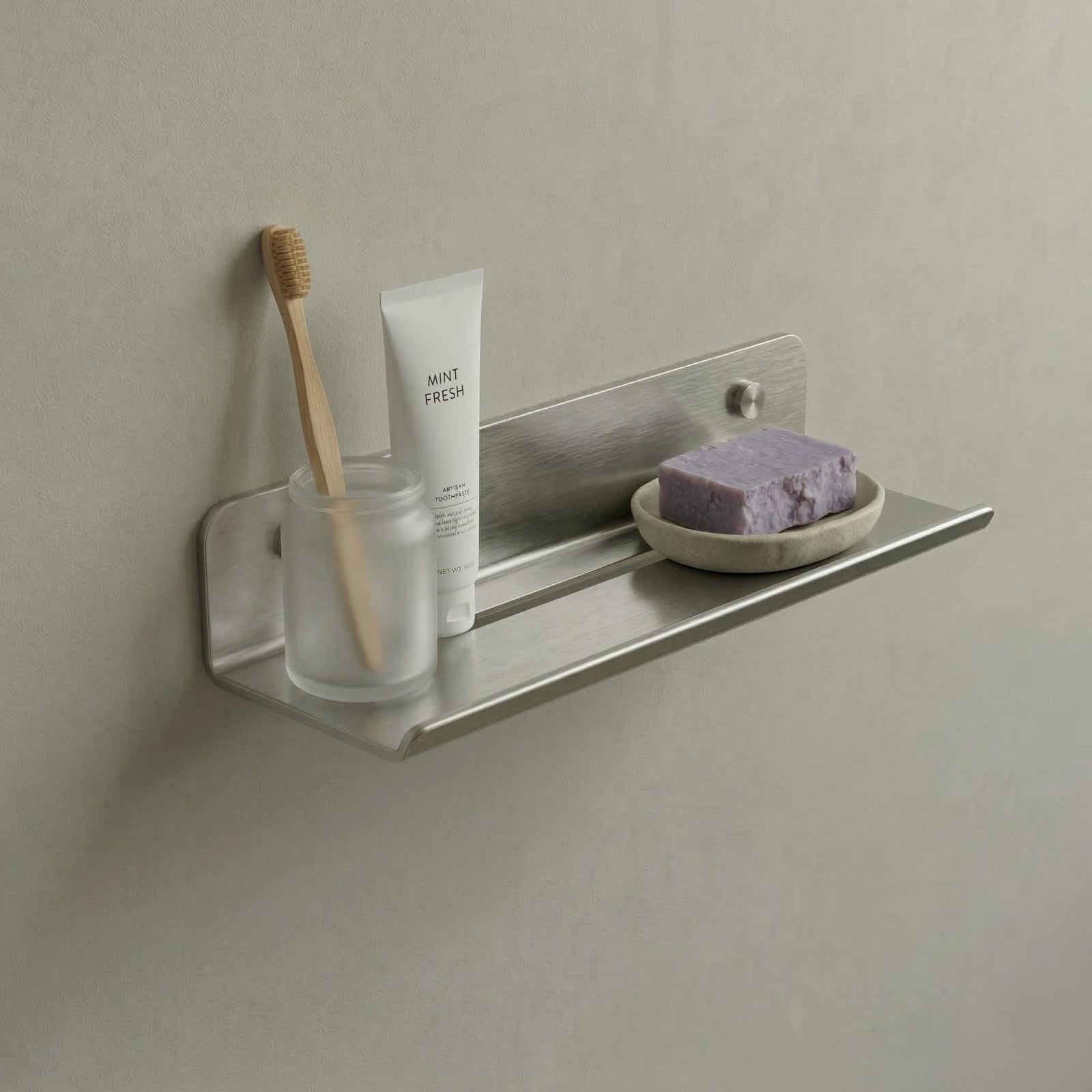Wall-Mounted Bathroom Shelf - image 2