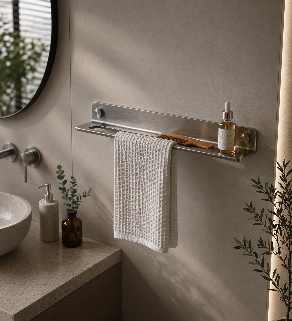 Towel Holder with Shelf - image 1