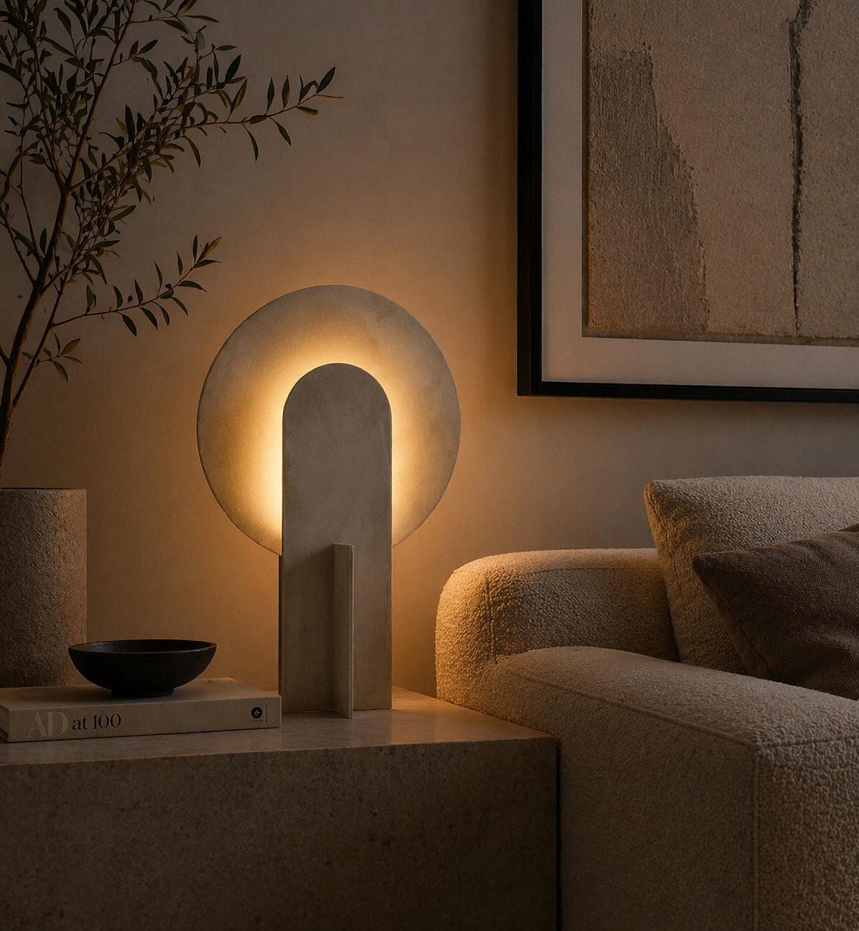 Minimal Metal Table Lamp - image 2