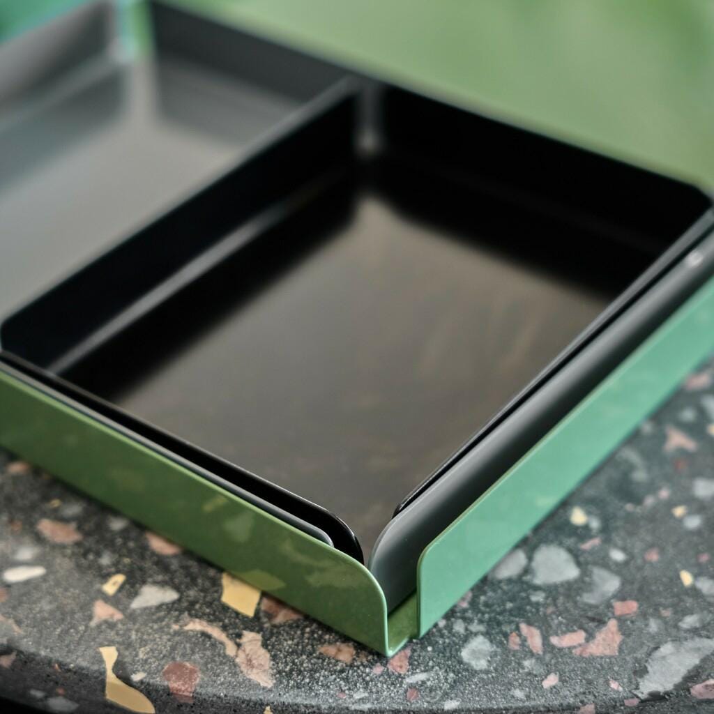 Set of 3 Metal Trays - image 4