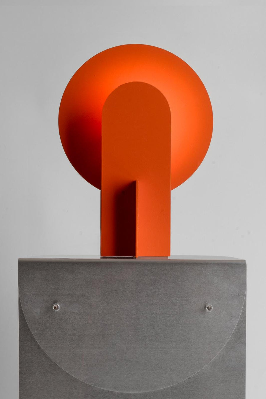Orange Metal Table Lamp - image 1