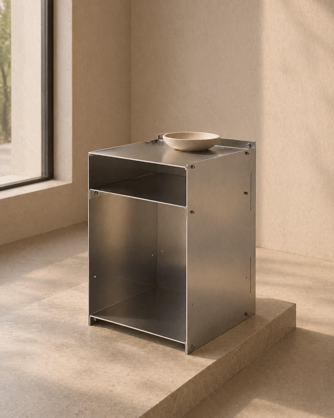 Metal Bedside Cabinet - image 2