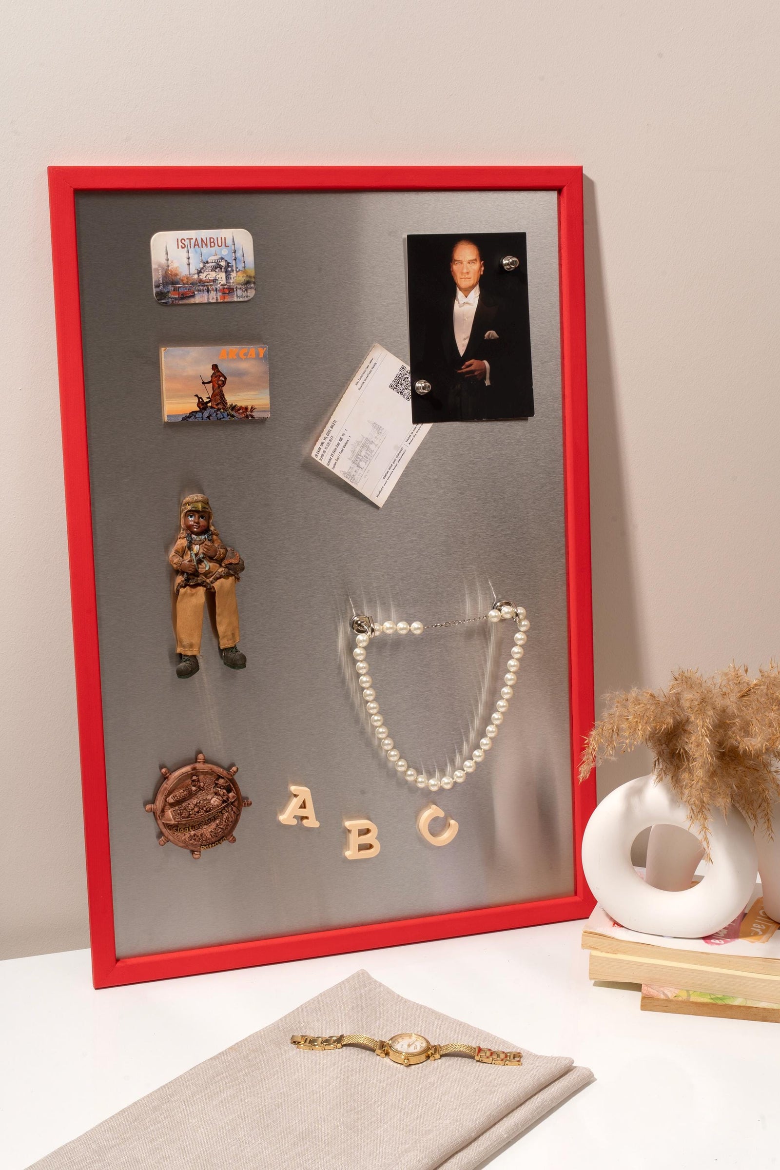 Framed Magnetic Memo Board - image 8