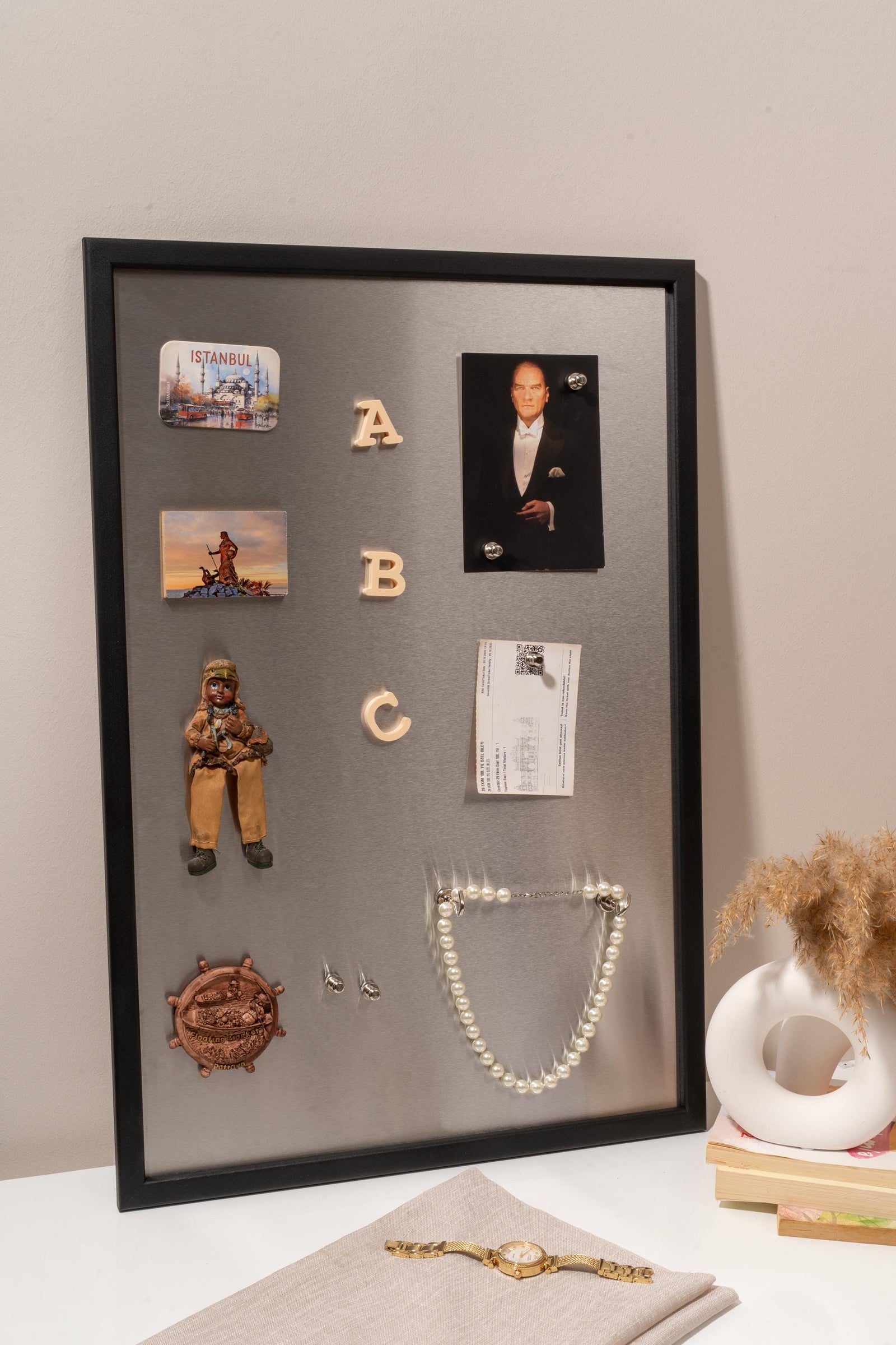 Framed Magnetic Memo Board - image 9