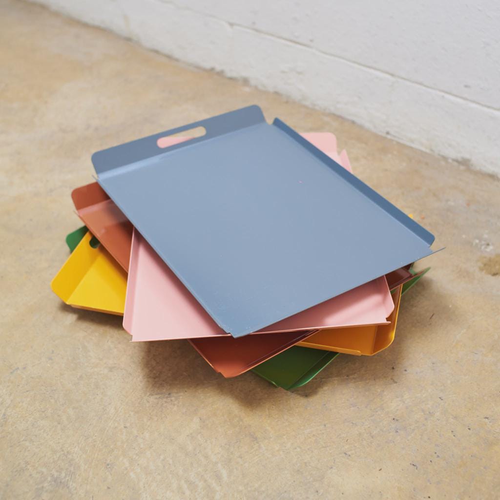 Metal Tray with Handles - image 4