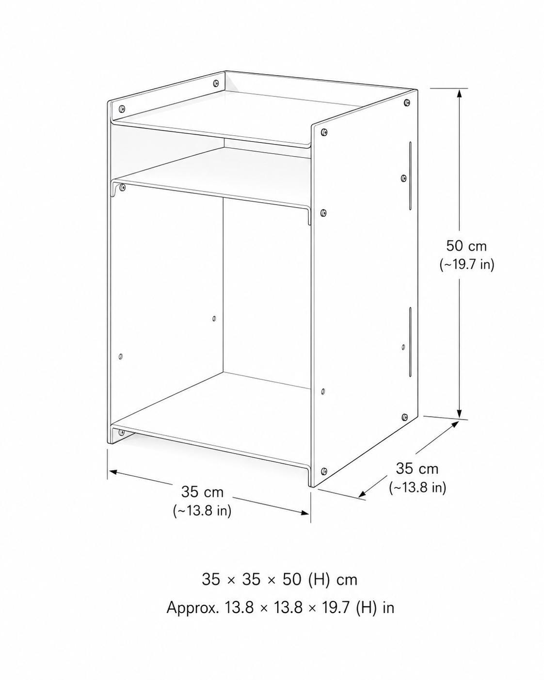Metal Bedside Cabinet - image 6
