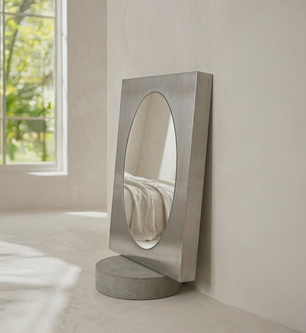 Minimal Metal Wall Mirror - image 8