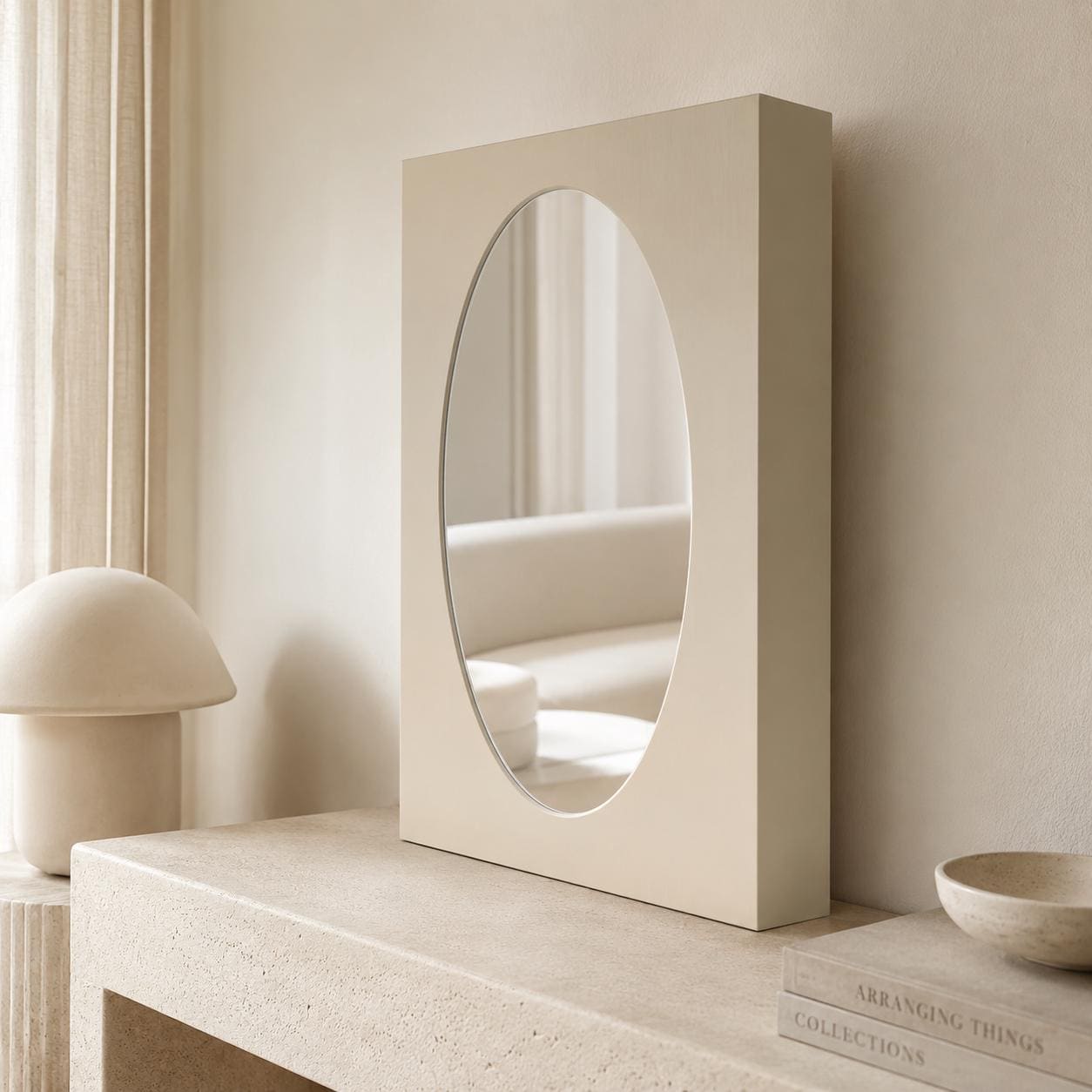 Minimal Metal Wall Mirror - image 2
