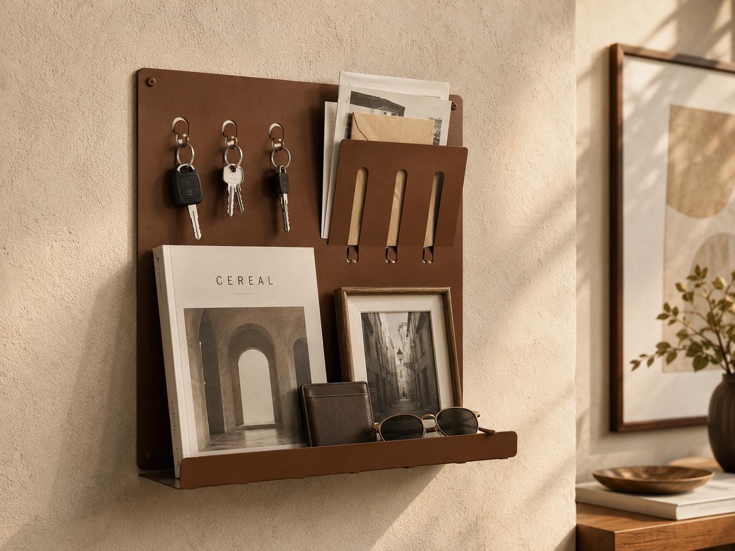 Entryway Organizer with Key Hooks - image 3