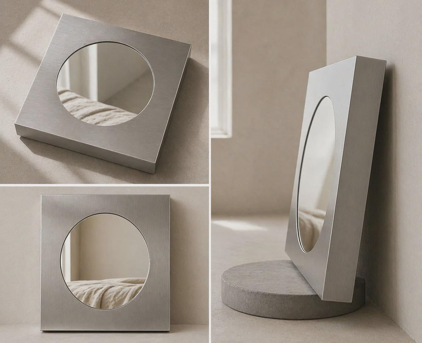 Square Metal Wall Mirror - image 3