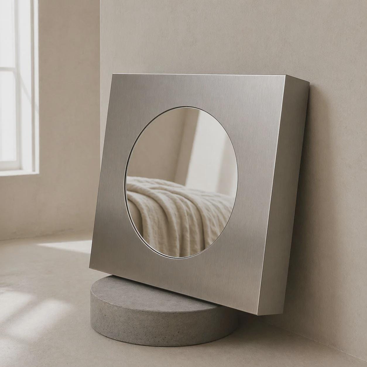 Square Metal Wall Mirror - image 8