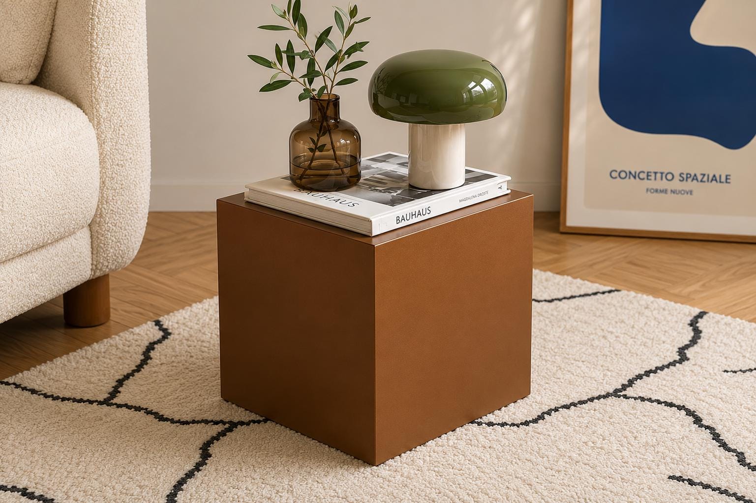 Metal Cube Side Table - image 5