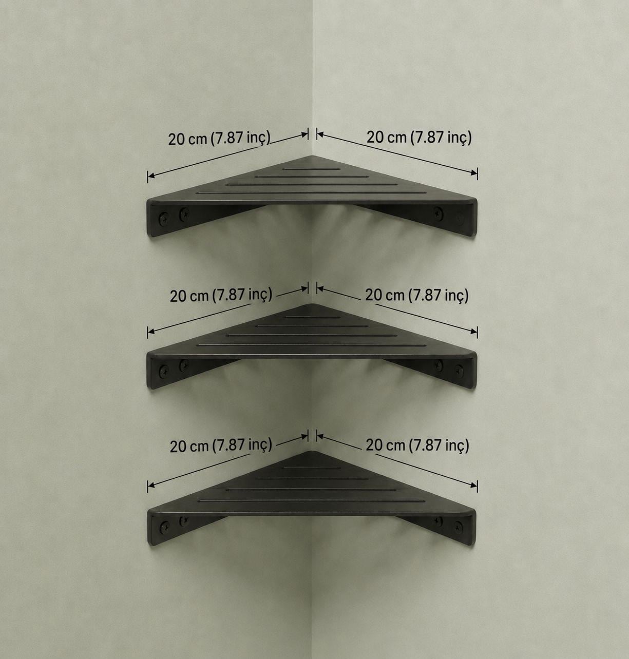 3-Tier Corner Bathroom Shelf - image 5