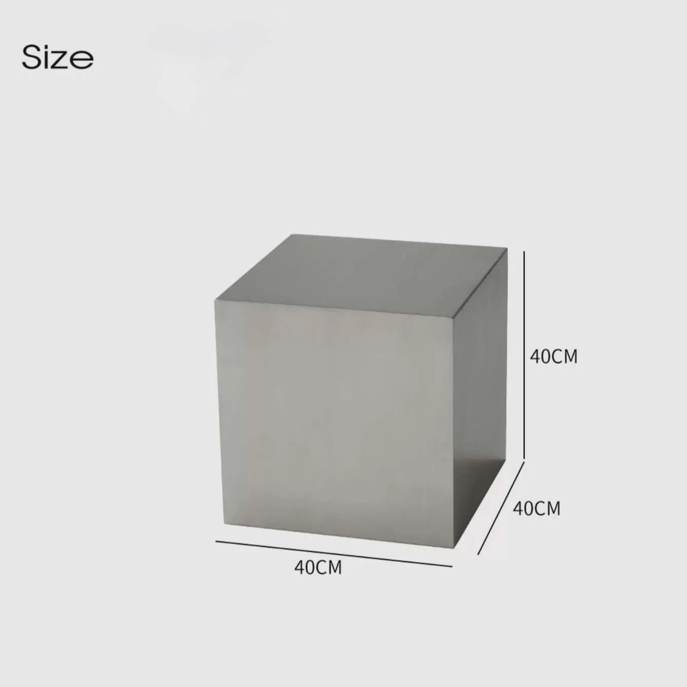 Metal Cube Side Table - image 7