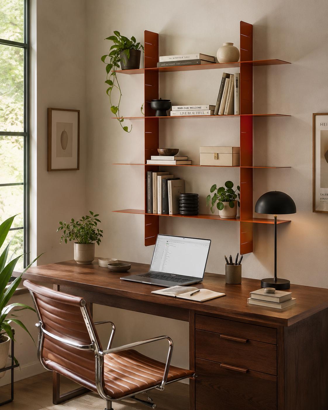 4-Tier Metal Wall Shelf - image 1
