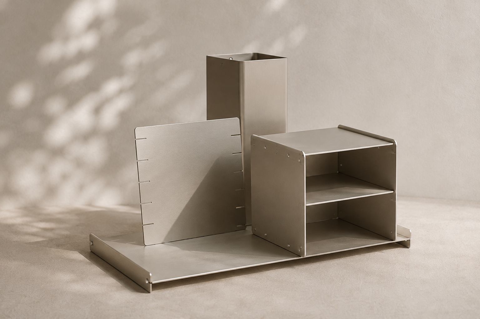 Honest materials. Precise folds. Lasting forms.